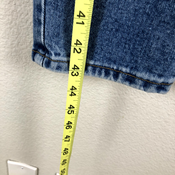 French Dressing Jeans Blue Embellish High Rise Straight Leg Butterfly Womens 8 - Picture 12 of 16